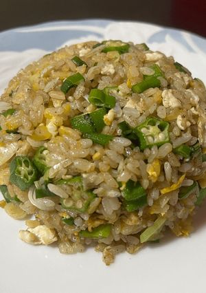 しらすとオクラの炒飯-レシピのメイン写真