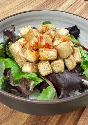 揚げ焼き豆腐のスウィートチリソースがけ-レシピのメイン写真