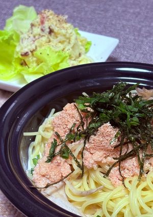 牛乳とバターで作る、明太子クリームパスタ-レシピのメイン写真