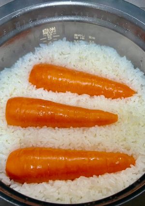 米と酒の蒸気で蒸す極上にんじんご飯-レシピのメイン写真