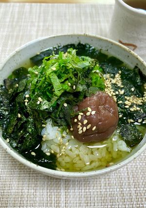 梅しそ茶漬け-レシピのメイン写真