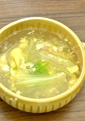レタスと春雨のふわ玉スープ-レシピのメイン写真
