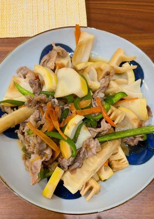 豚こまと筍の中華炒め-レシピのメイン写真