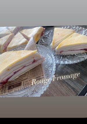 ルージュ・フロマージュのミルクレープ-レシピのメイン写真
