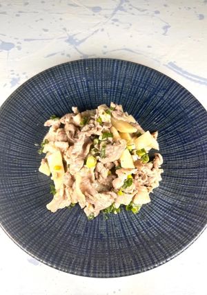 豚肉と長芋のバタポン炒め-レシピのメイン写真
