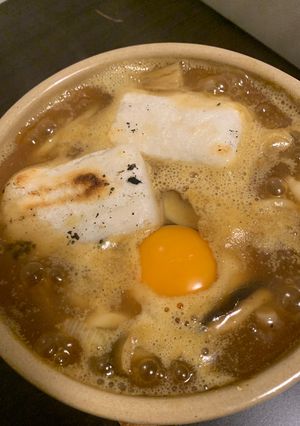 カレーうどん！力餅ヒガシマルうどんスープ-レシピのメイン写真