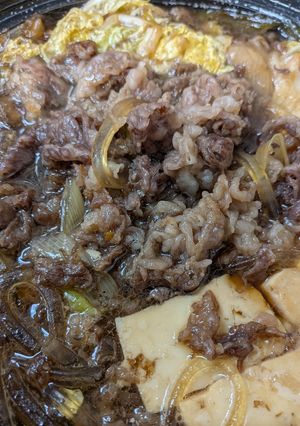 肉豆腐♪長ネギたっぷりで定番メニュー-レシピのメイン写真