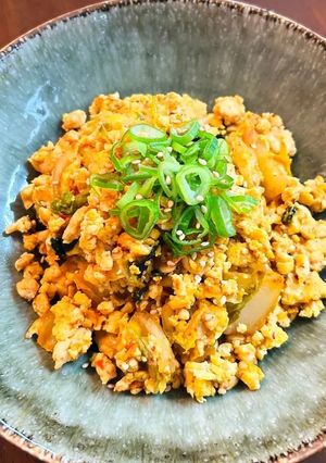 キムチ☆炒り豆腐-レシピのメイン写真
