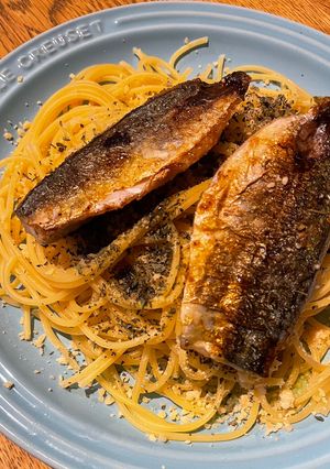鯵のせ簡単パスタ-レシピのメイン写真