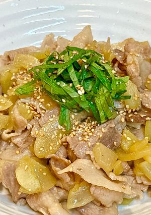 夕食おつまみお弁当に。はぐら瓜と豚バラの甘辛炒め-レシピのメイン写真