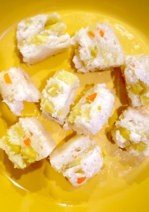 レンジで簡単！さつま芋と人参の蒸しパン-レシピのメイン写真