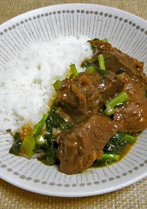 牛肉あんかけご飯（红烧牛肉烩饭）-レシピのメイン写真
