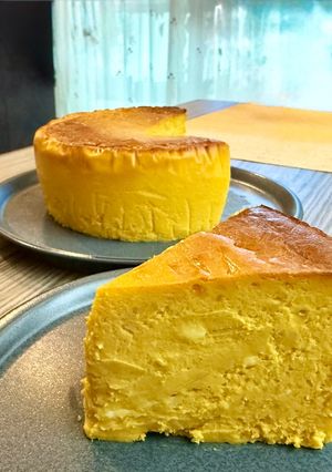 かぼちゃのベイクドチーズケーキ-レシピのメイン写真