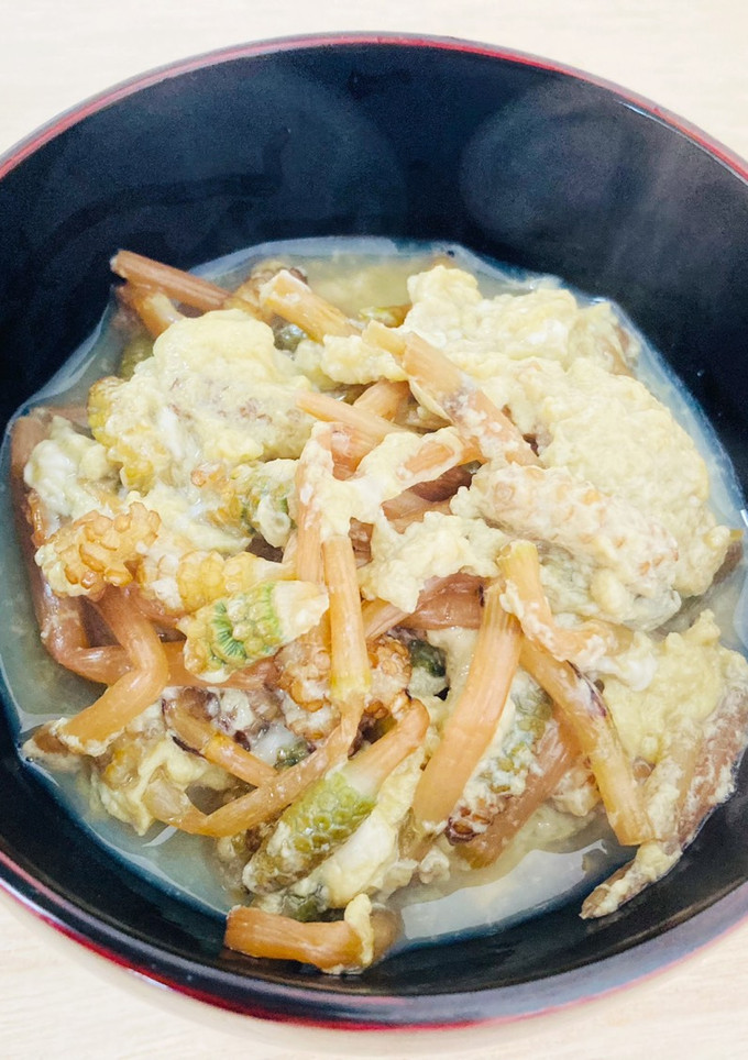 つくしの卵とじ　簡単♪-レシピのメイン写真