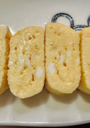 卵一個でしょっぱい玉子焼き-レシピのメイン写真
