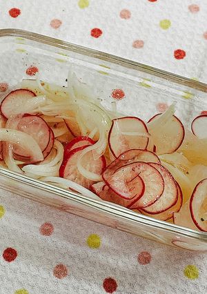 玉ねぎとラディッシュのだしマリネ-レシピのメイン写真