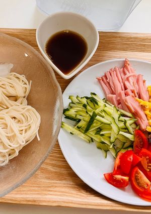 我が家のランチ　そうめん-レシピのメイン写真