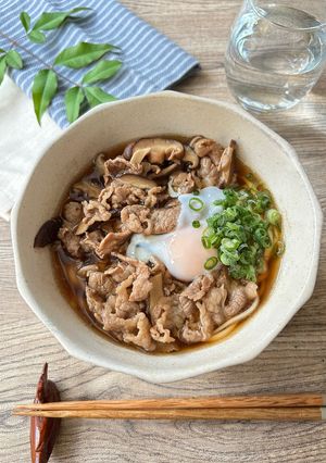 牛うどん-レシピのメイン写真