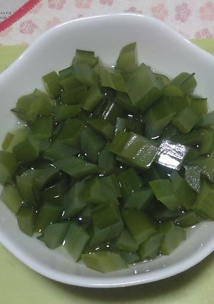生茎わかめのらっきょう酢漬け-レシピのメイン写真