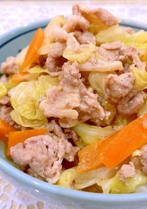 【焼肉たれ麹】【レモン麹】発酵豚キャベツ-レシピのメイン写真