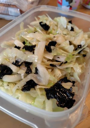 レンジ一発!海苔とキャベツの旨塩ナムル-レシピのメイン写真