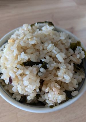 【ごはん2】わかめご飯-レシピのメイン写真
