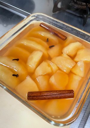 りんごのワイン煮-レシピのメイン写真