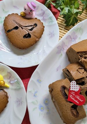 ある材料でバレンタインチョコケーキ-レシピのメイン写真