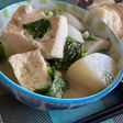 かぶと豆腐のごま豆乳スープ