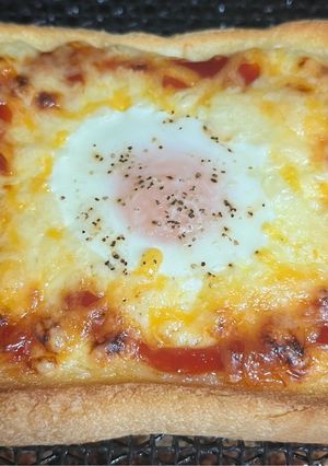 シンチーズエッグトースト-レシピのメイン写真