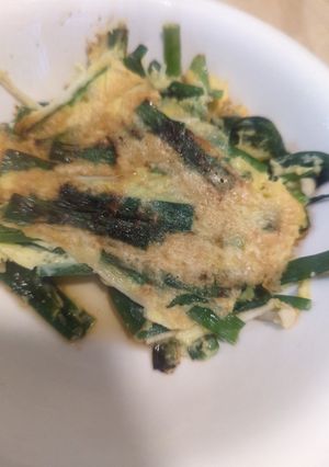 明石焼き風ニラチヂミ-レシピのメイン写真