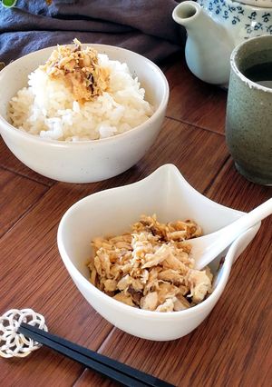 レンジで簡単☆冷凍サバ味噌ふりかけ。-レシピのメイン写真
