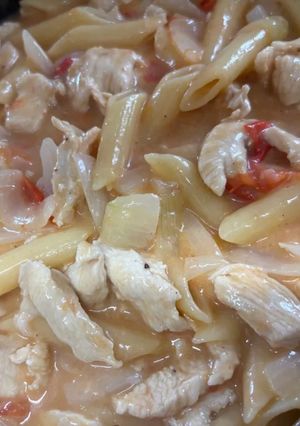 鶏胸肉とマカロニのチーズトマト煮-レシピのメイン写真