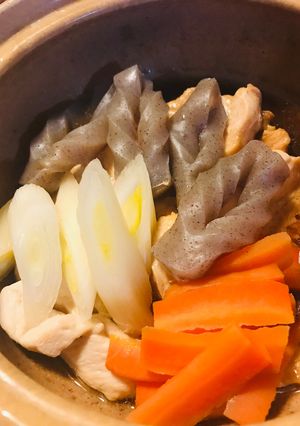 鶏肉のあまからスキヤキ鍋-レシピのメイン写真