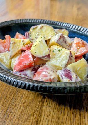 さつま芋とトマトの洋風サラダ-レシピのメイン写真