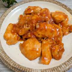 รูปของ 柔らか🌟鶏むね肉のチリソース