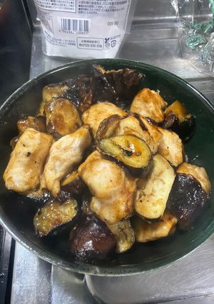 鶏胸肉となすの甘酢煮-レシピのメイン写真