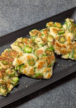 おつまみに◎はんぺんとおくらのうま焼き-レシピのメイン写真