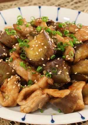 簡単！豚肉となすのオイスターソース炒め-レシピのメイン写真