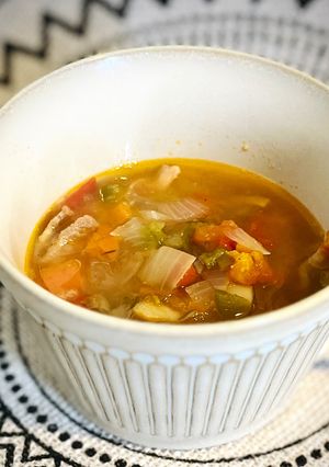重ね煮で作る❤️やさしいミネストローネ-レシピのメイン写真