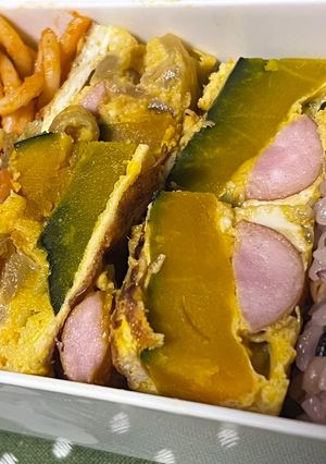 大人ハロウィン弁当🎃カボチャオムレツ🎃-レシピのメイン写真