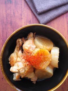 炊飯器で皮付き大根と手羽元の中華煮-レシピのメイン写真