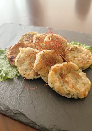 【ポリ袋で簡単】蓮根はんぺんのモチモチ焼-レシピのメイン写真