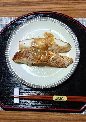 ヨウサマの減塩鯛茶漬け味のムニエル-レシピのメイン写真