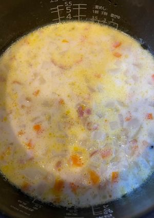 取り分け幼児食★炊飯器クラムチャウダー-レシピのメイン写真