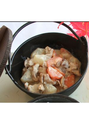 【主菜】豚大根の豆乳みそ風味-レシピのメイン写真