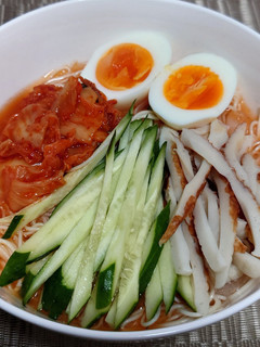 超簡単!韓国冷麺風そうめん!!-レシピのメイン写真