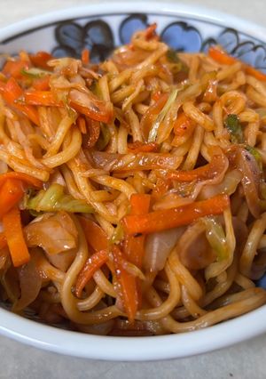 我が家の焼そば-レシピのメイン写真