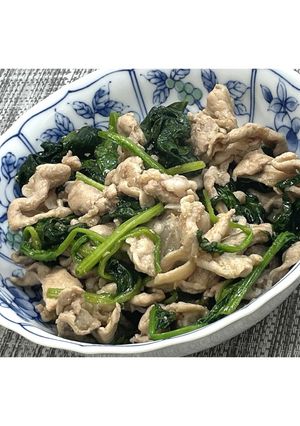 豚肉とほうれん草のオイスター炒め★動画★-レシピのメイン写真