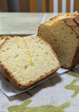 ワンボウルで簡単 酒粕ゆずパウンドケーキ-レシピのメイン写真